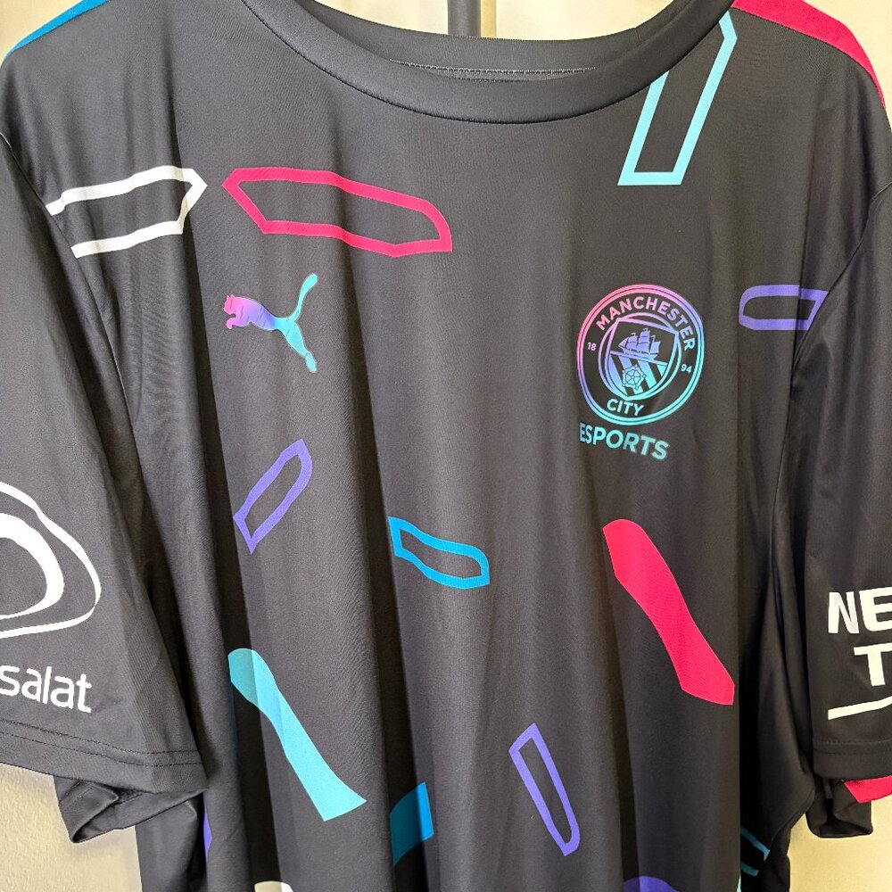 Puma Manchester City Man City Jersey XXL Black Pink Blue